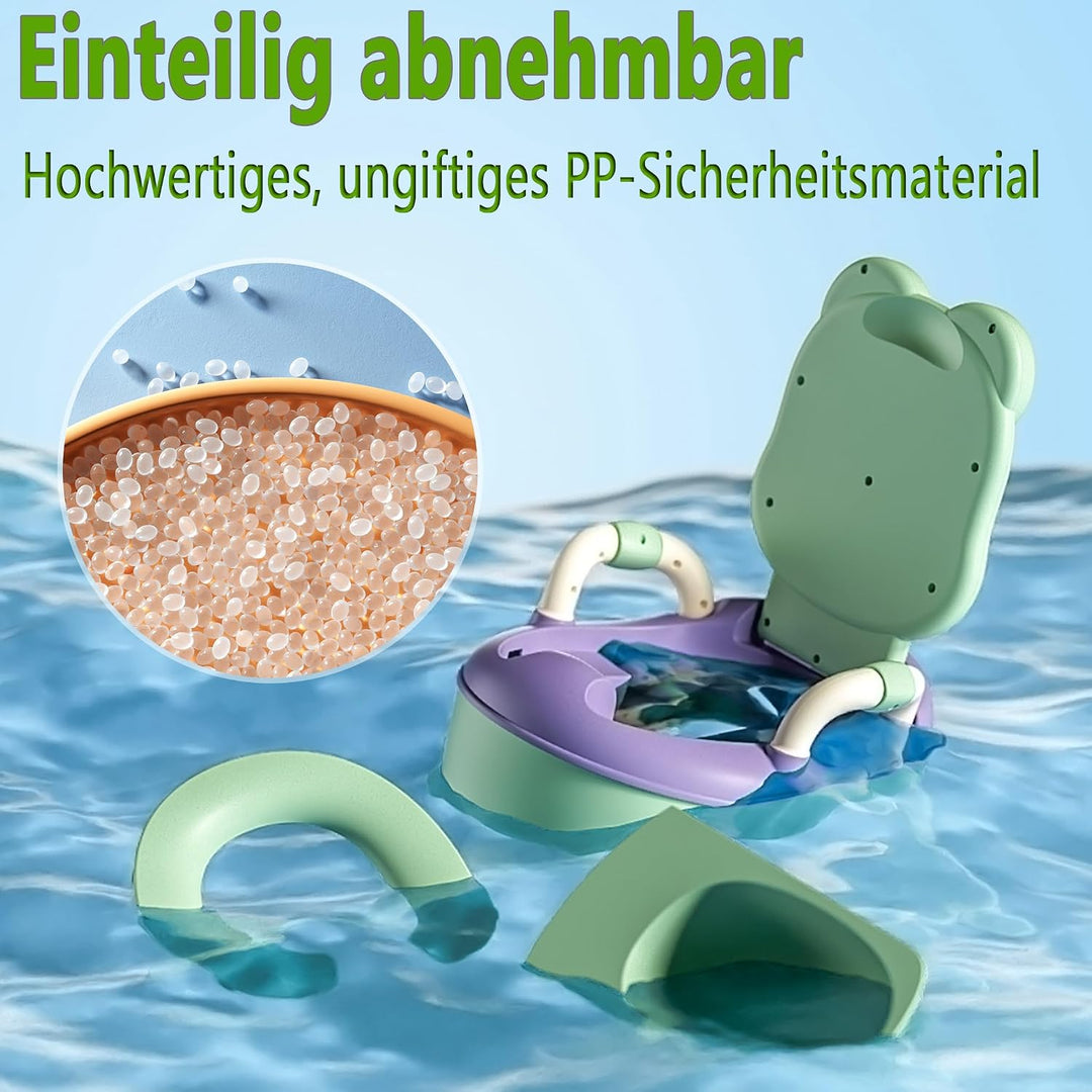Aufun Töpfchen Baby Toilette Toilettensitz, Baby Potty, Toilettentrainer mit Griffe für Kleinkinder,