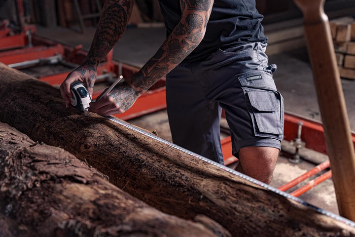 Concreed Work Shorts Men - Arbeitshosen für Männer kurz | Herren Workwear Arbeitshose Cargo Shorts i