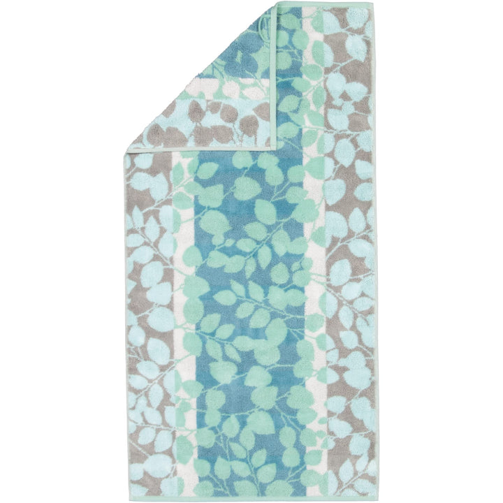 CAWÖ Home Handtücher Noblesse Harmony Floral 1086 Jade - 47 Duschtuch 80x160 cm, Duschtuch 80x160 cm