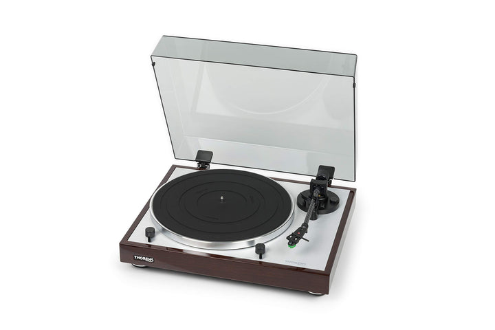 Thorens TD 402 DD Plattenspieler Nussbaum Hochglanz Single, Single