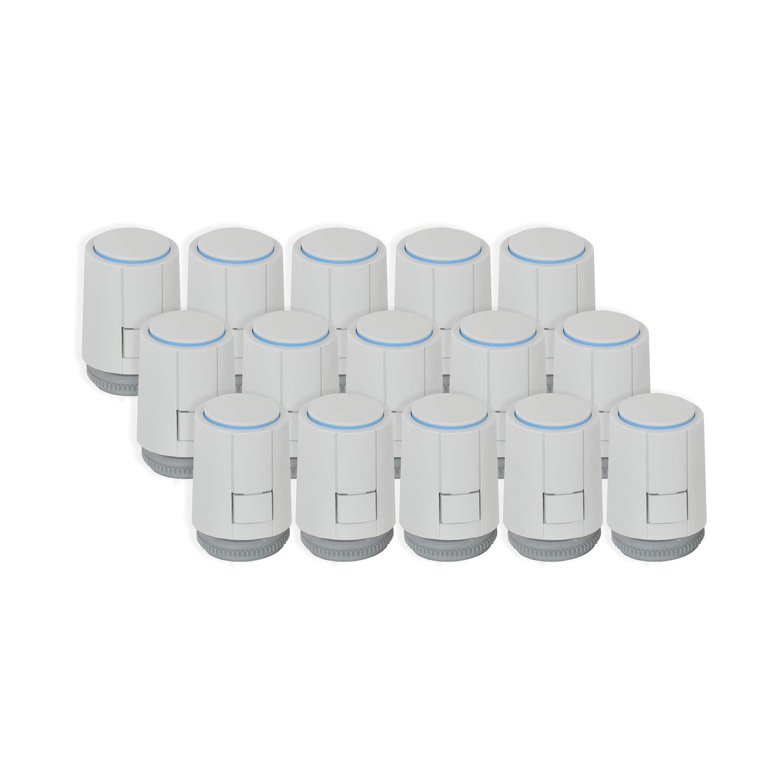 Möhlenhoff Stellantrieb Alpha-5 universal SET 15 Stück für Fussbodenheizung 230 V Typ VA 80 passend