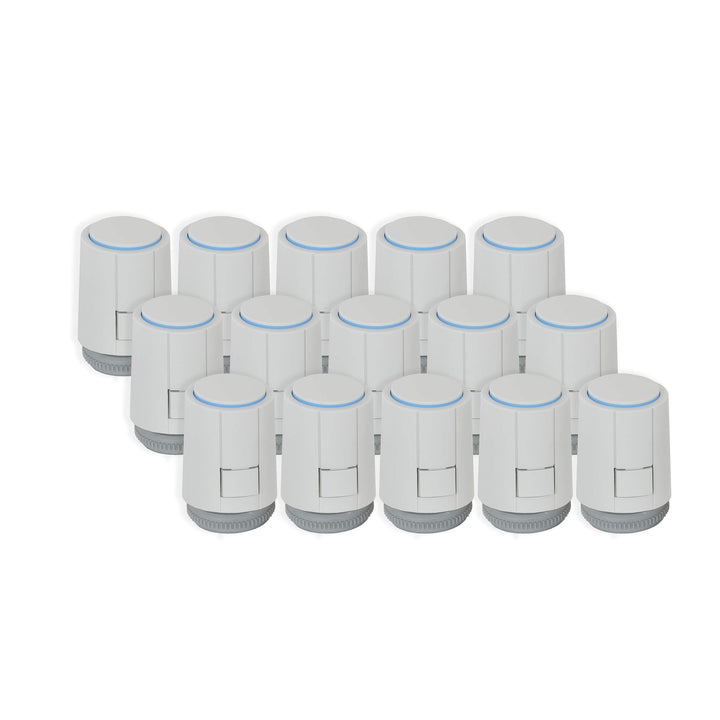 Möhlenhoff Stellantrieb Alpha-5 universal SET 15 Stück für Fussbodenheizung 230 V Typ VA 80 passend