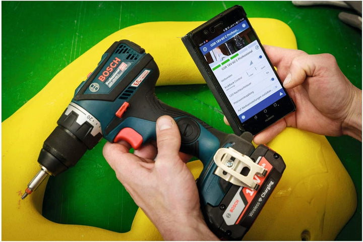 Bosch Professional 18V System Akku Bohrschrauber GSR 18V-60 C (max. Drehmoment 60 Nm, ohne Akku/ Lad