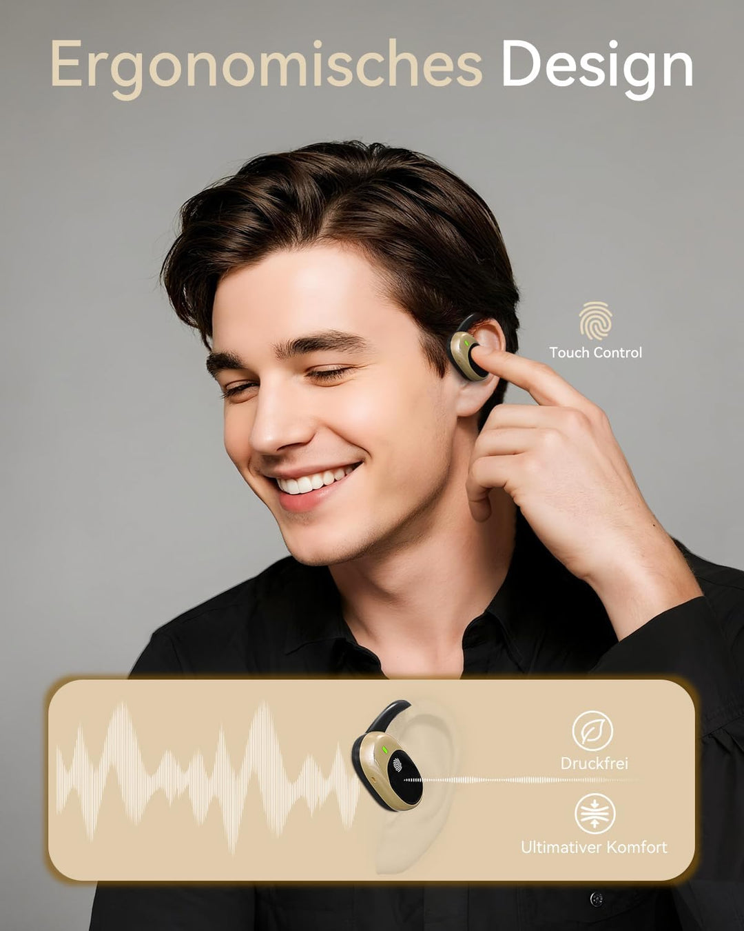 KI Übersetzer Kopfhörer 3-in-1, Echtzeit Sprachübersetzer kopfhörer, 156 Sprachen & 5 Modi, Übersetz