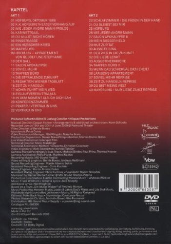 Rudolf Affaire Mayerling - Das Musical - Live aus dem Raimund Theater, DVD