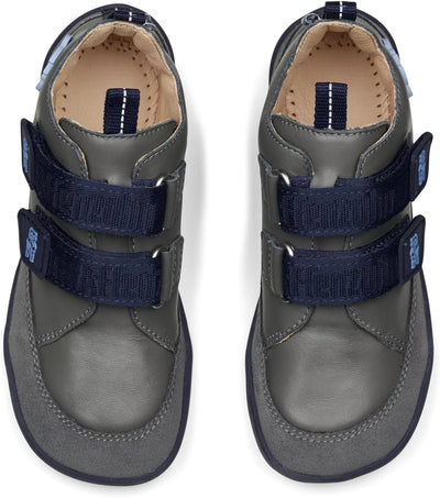 Affenzahn Barfussschuh Leder Buddy mit Klettverschluss Weich rutschfest Flexibel Reflektierend für J