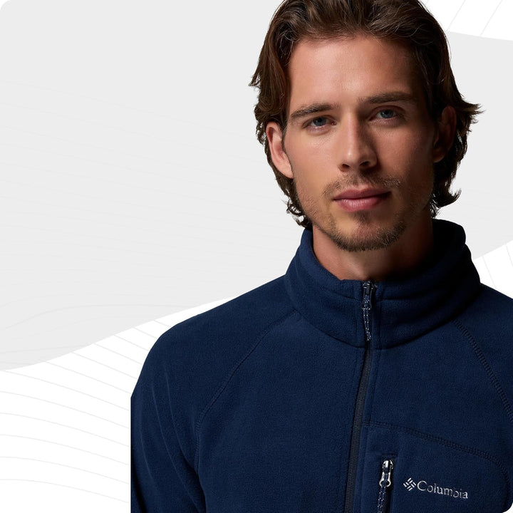 Columbia Fleece-Jacke mit durchgehendem Reissverschluss für Herren, FAST TREK II FULL ZIP FLEECE, Po