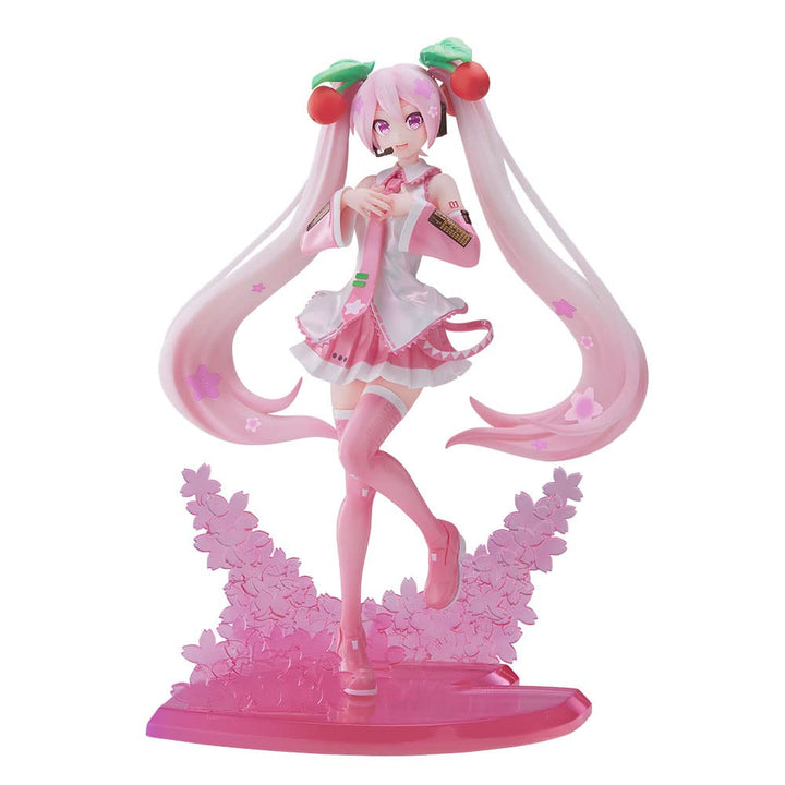 SEGA GOODS Hatsune Miku - Sakura Miku 2023 - Statuette Luminasta 21cm One Size Rosa, Weiss, One Size