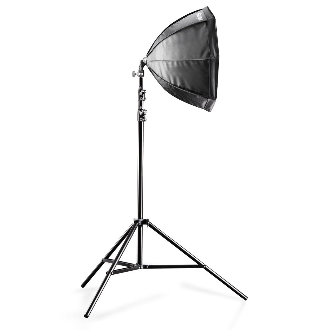 Walimex Daylight Set 250 Studioset (250 Watt Daylight, Octagon Softbox 55 cm und