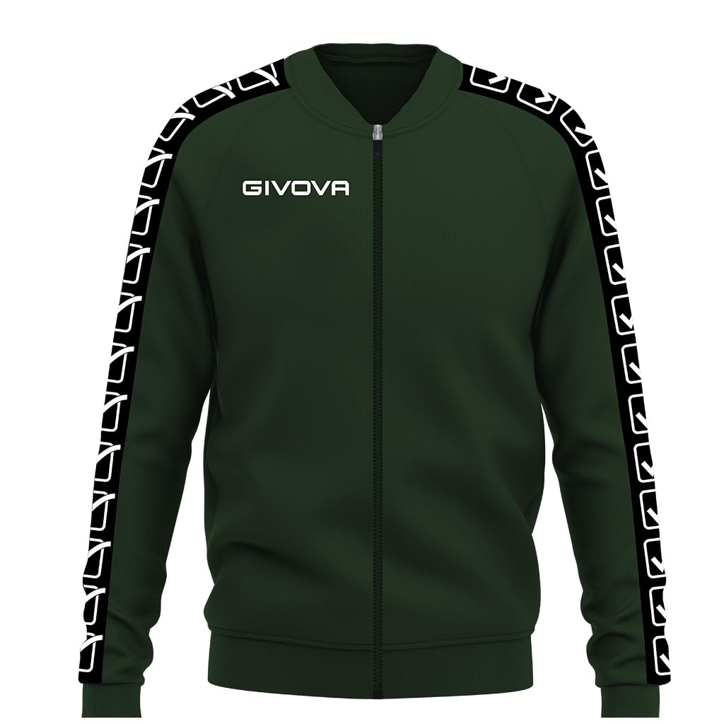 Givova Herren Giacca College Band Weste XL Grün, XL Grün