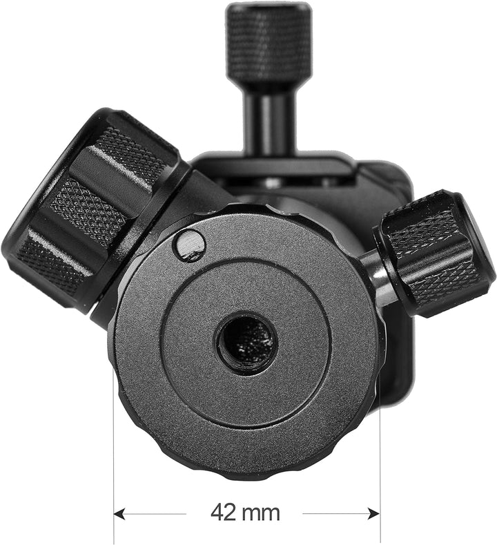 TINKTEEK Basic Stativ Kugelkopf 290g 8.5cm leicht kompakt Reise Stativkopf