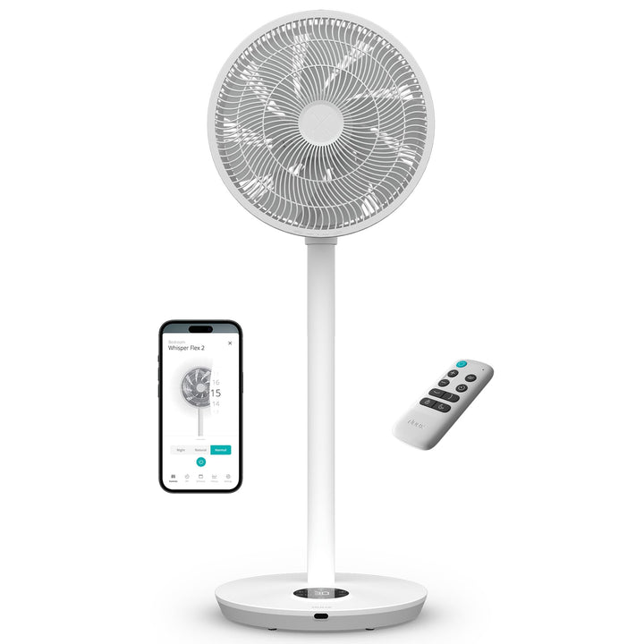 Duux Whisper Flex 2 Smart Ventilator – flüsterleise 13 dB – Nachtmodus & Timer – höhenverstellbar (5