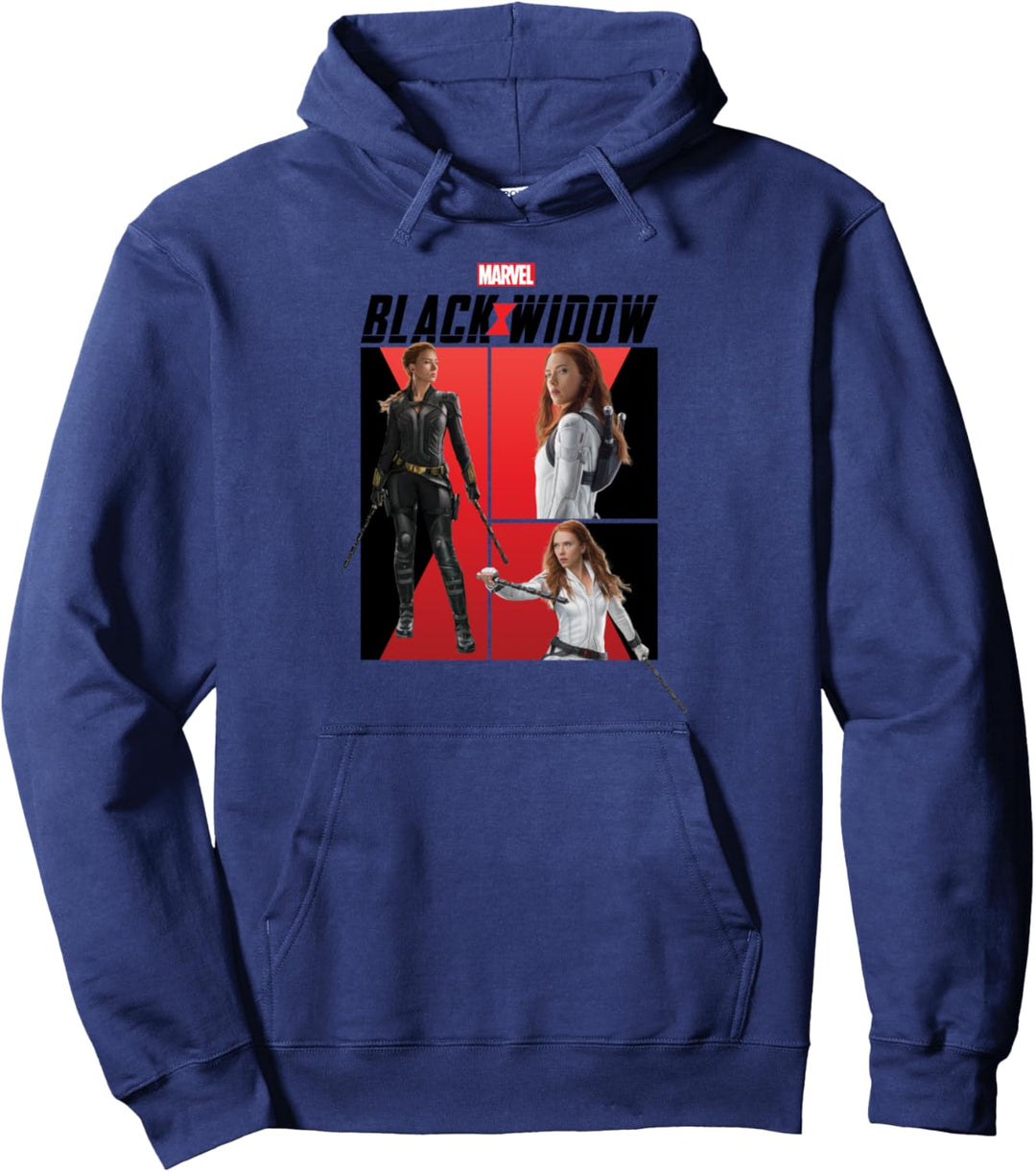 Marvel Black Widow Comic Panels Pullover Hoodie