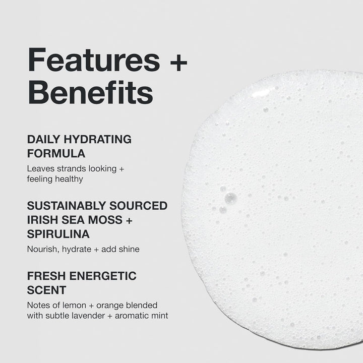 Paul Mitchell Instant Moisture Shampoo - feuchtigkeitsspendende Haarwäsche, Pflege-Shampoo ideal für