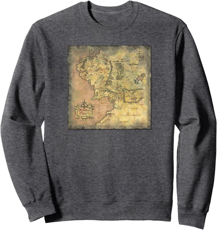 The Lord of the Rings Middle Earth Map Sweatshirt