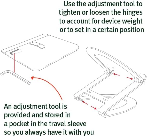 Twelve South Curve Flex | Ergonomischer höhen- und winkelverstellbarer Aluminium-Laptop-/MacBook-Stä