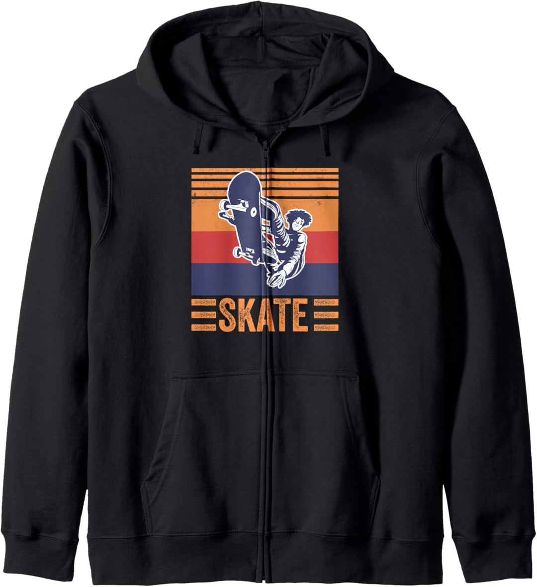 Skateboard Skate Skateboarder Retro Kapuzenjacke