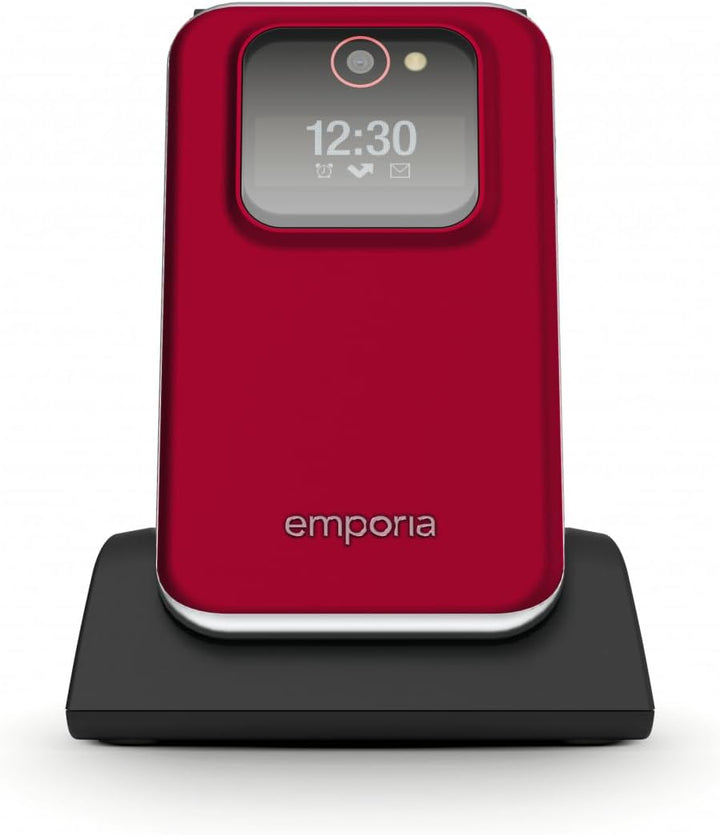 Emporia - JOY LTE - Big Button 4G FLIP Handy, ideal für ältere Menschen - Entsperrter, grosser 2,8-Z