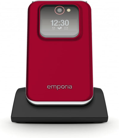Emporia - JOY LTE - Big Button 4G FLIP Handy, ideal für ältere Menschen - Entsperrter, grosser 2,8-Z