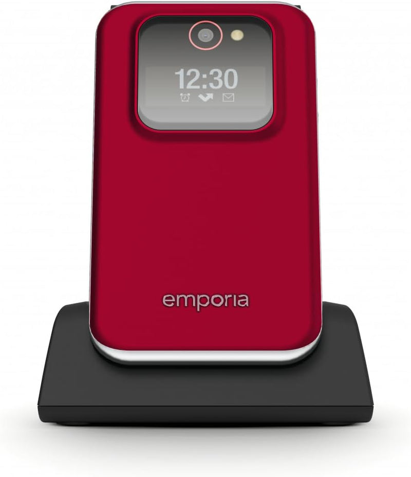 Emporia - JOY LTE - Big Button 4G FLIP Handy, ideal für ältere Menschen - Entsperrter, grosser 2,8-Z