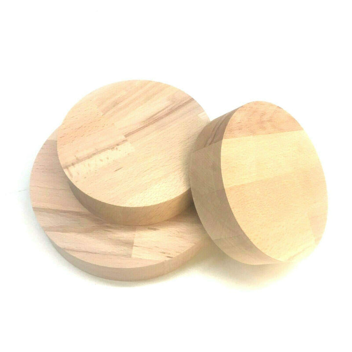 Buche Leimholz Runde Holzscheibe Holz Rund Scheibe Tischplatte Rundholz Scheiben Kreis Basteln (Stär