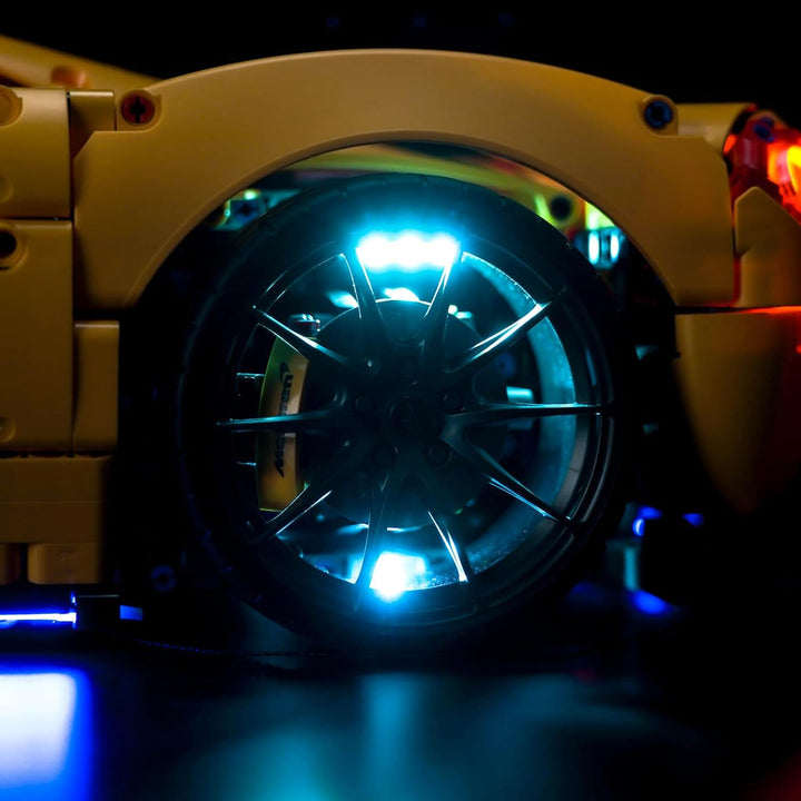 Fernbedienung Licht-Kit für Lego 42172 McLaren P1 (Nicht Lego), Led Beleuchtungs Set für Lego Techni