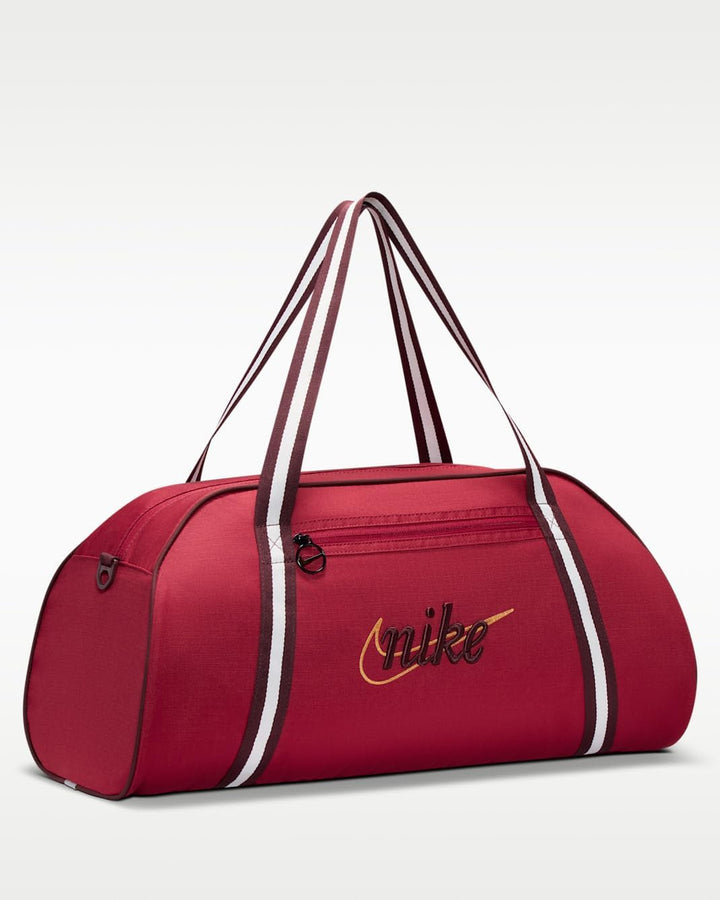 NIKE Damen-Sporttasche W NK Gym Club - Retro, Verstellbarer Schulterriemen, Tough Red/Mystic Dates/M