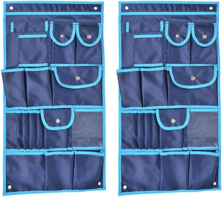 Preiswert&Gut Camping Organizer Hängeaufbewahrung 74x39 cm mit 17 Fächern 2 Stück für Wohnwagen Wohn