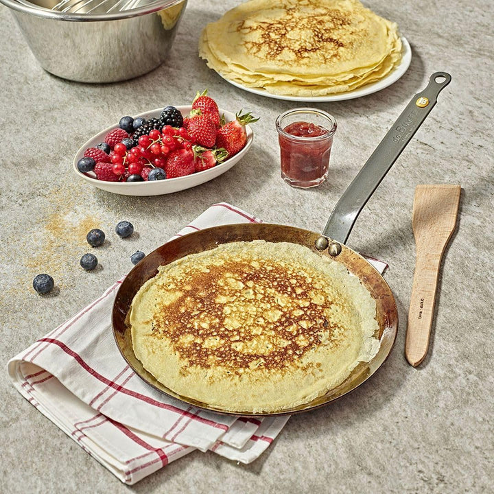 De Buyer - Crêpe-Pfanne MINERAL B aus Eisenstahl -24 cm Durchmesser - 5615.24