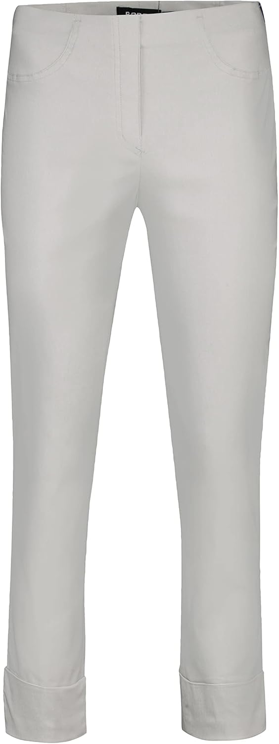 Robell Style BELLA09-7/8 Stoffhose Damen high Waist - Damenhose Power Stretch - Bengaline Stoff Hose