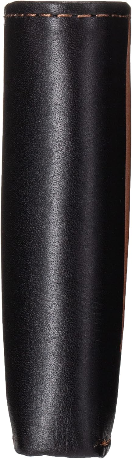 Fossil Herren Ward Leder Bifold Geldbörse 11,43 cm L x 1,905 cm B x 8,89 cm H Schwarz, Schwarz