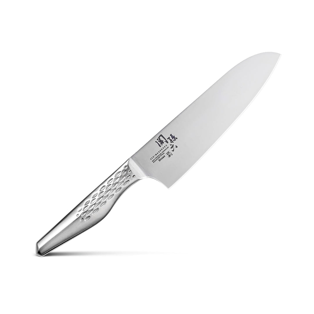 KAI AB-5156 SEKI MAGOROKU Shoso Santoku 6.5, Silber, 29cm Edelstahl 29cm, Edelstahl 29cm