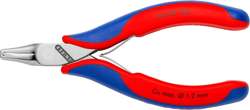 Knipex Elektronik-Bestückungszange mit Mehrkomponenten-Hüllen 125 mm 36 22 125