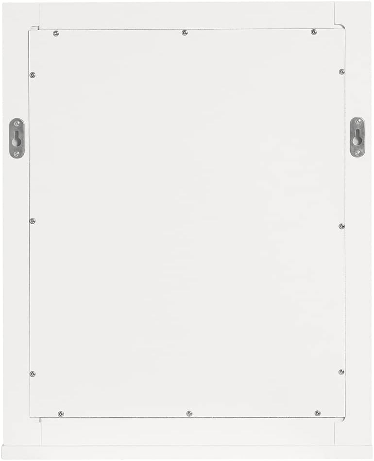 SoBuy® FRG129-W Spiegel Wandspiegel Badspiegel mit Ablage weiss BHT: