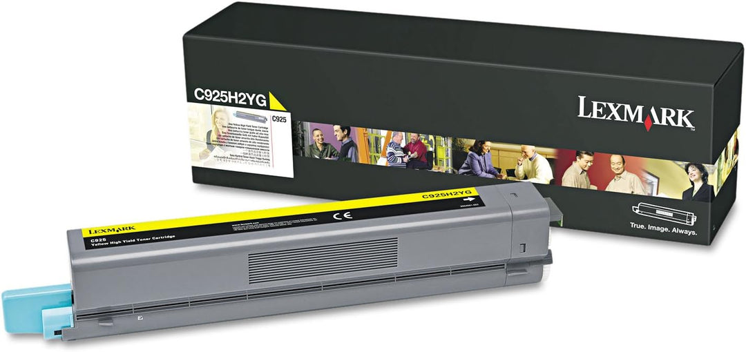 Lexmark C925H2YG C925 Tonerkartusche Höhekapazität 1er-Pack, 7.500 Seiten, gelb, Gelb