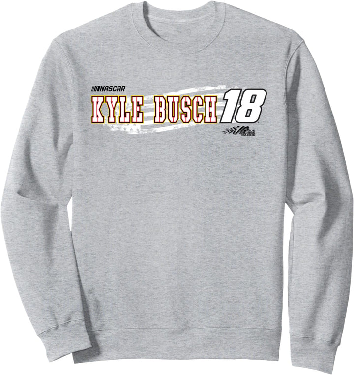 NASCAR - Kyle Busch - Waving Flag Sweatshirt