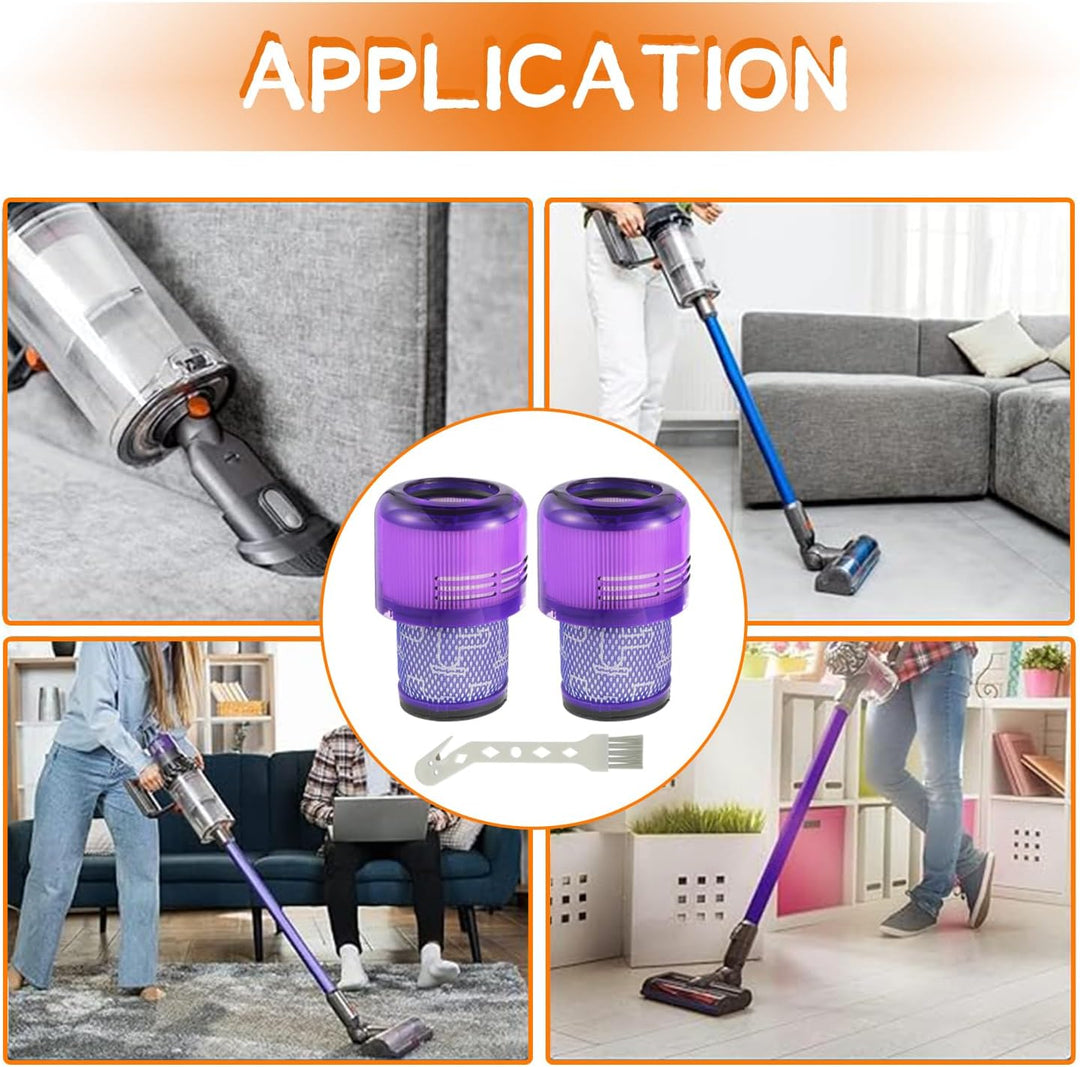 2 Stück Filters für Dyson V11 V15, Filters für Dyson V11 Absolute Torque Drive Animal, V15 Detect, S
