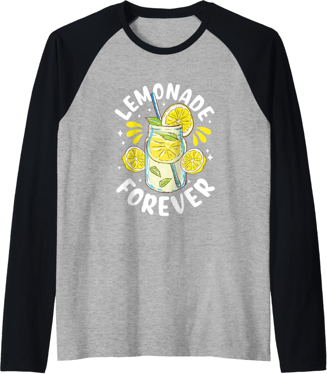 Lemonade Forever Lemon Lover Juice Jar Lemons Splash Syrup Raglan
