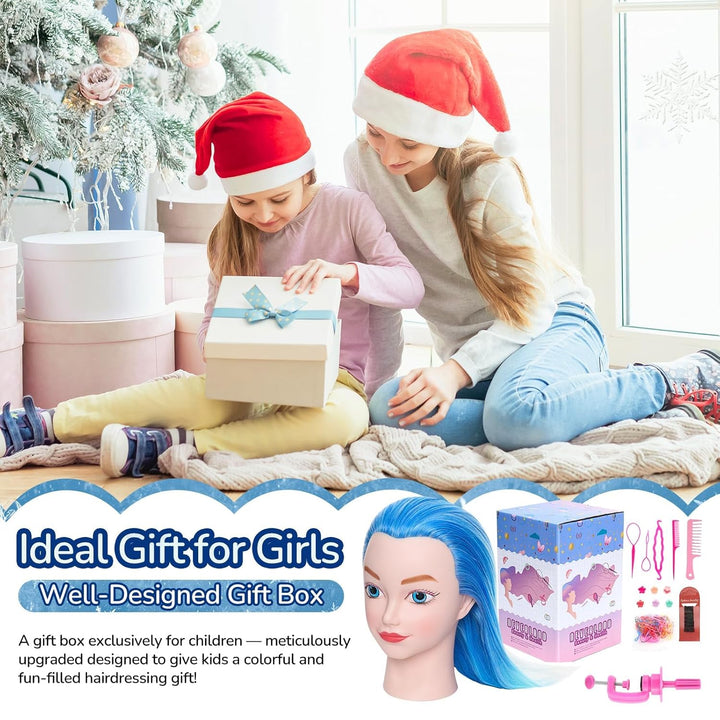 NEVERLAND Professionelle Frisur 20 inch 100% Synthetisches Haar Training Kopf Ein menschliches Model