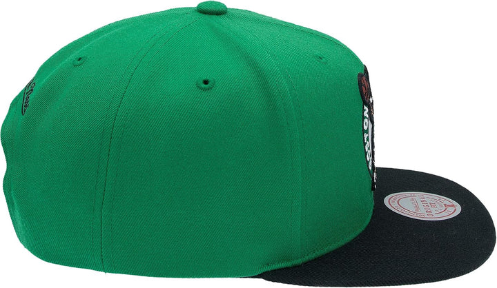 Mitchell &amp; Ness NBA Team 2 Tone 2.0 Snapback Einheitsgrösse Grün/Schwarz, Boston Celtics, Einheitsgr
