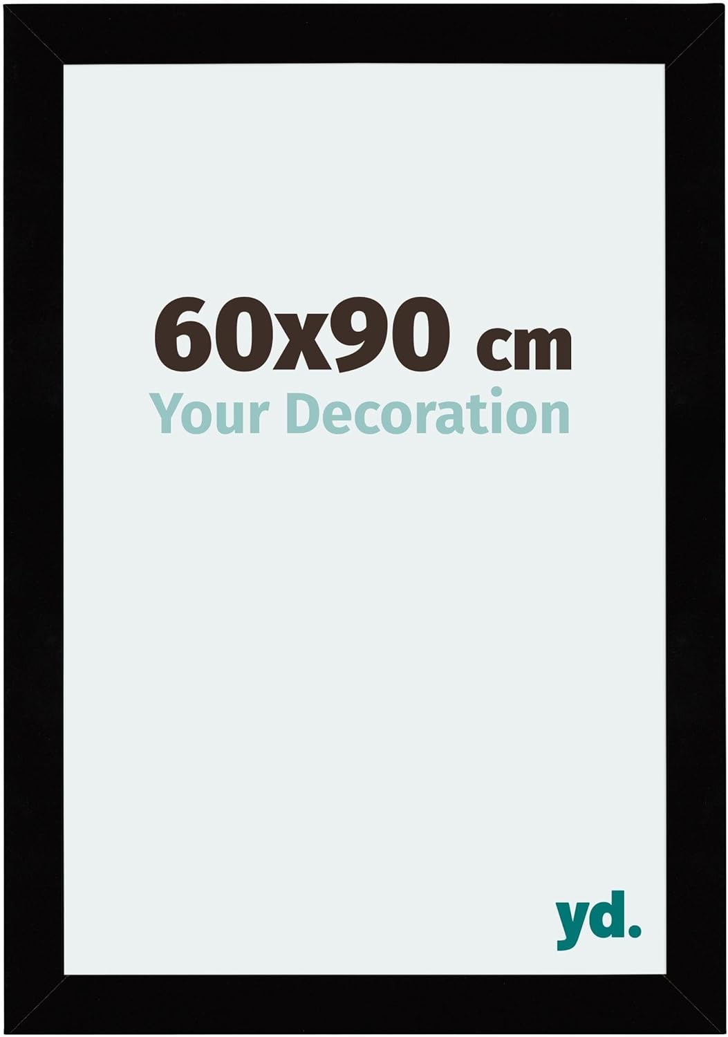 yd. Your Decoration - Bilderrahmen 60x90 cm - Bilderrahmen aus MDF mit Acrylglas - Antireflex - Ausg