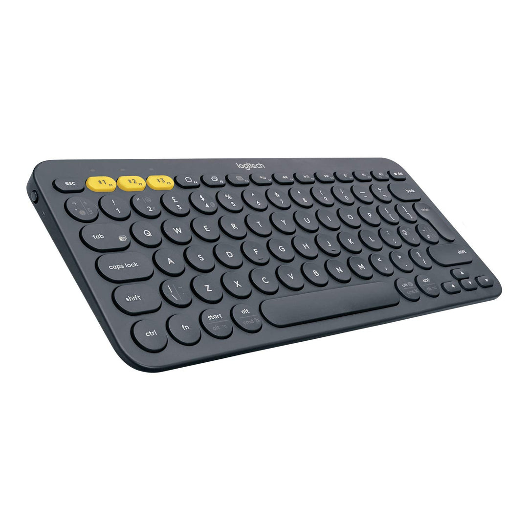 Logitech K380 Kabellose Bluetooth-Tastatur, Multi-Device & Easy-Switch Feature, Windows- und Apple-S