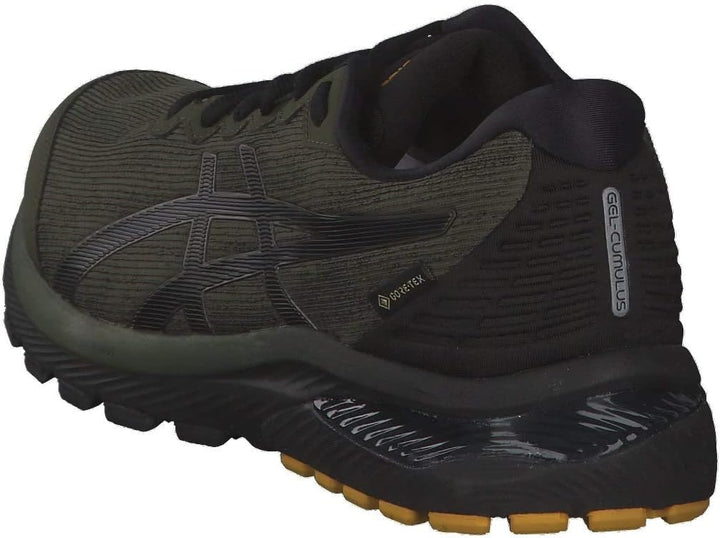 ASICS Gel-Cumulus 22 G-TX Laufschuh Herren 40 EU Smog Green Black, 40 EU Smog Green Black