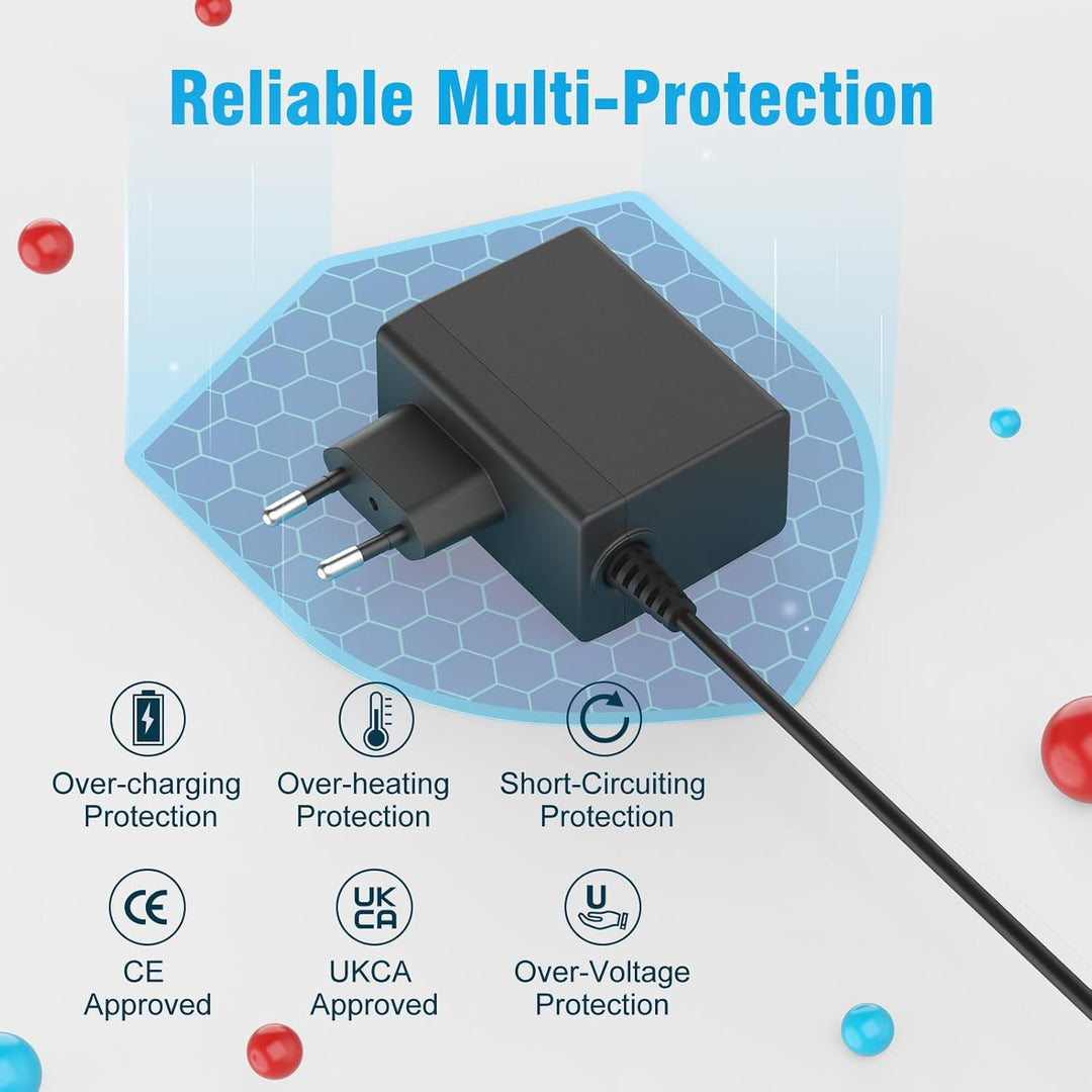 45W Switch Netzteil mit 1.5M/5FT Switch Ladekabel Kompatibel mit Nintendo Switch/Switch Lite/Switch