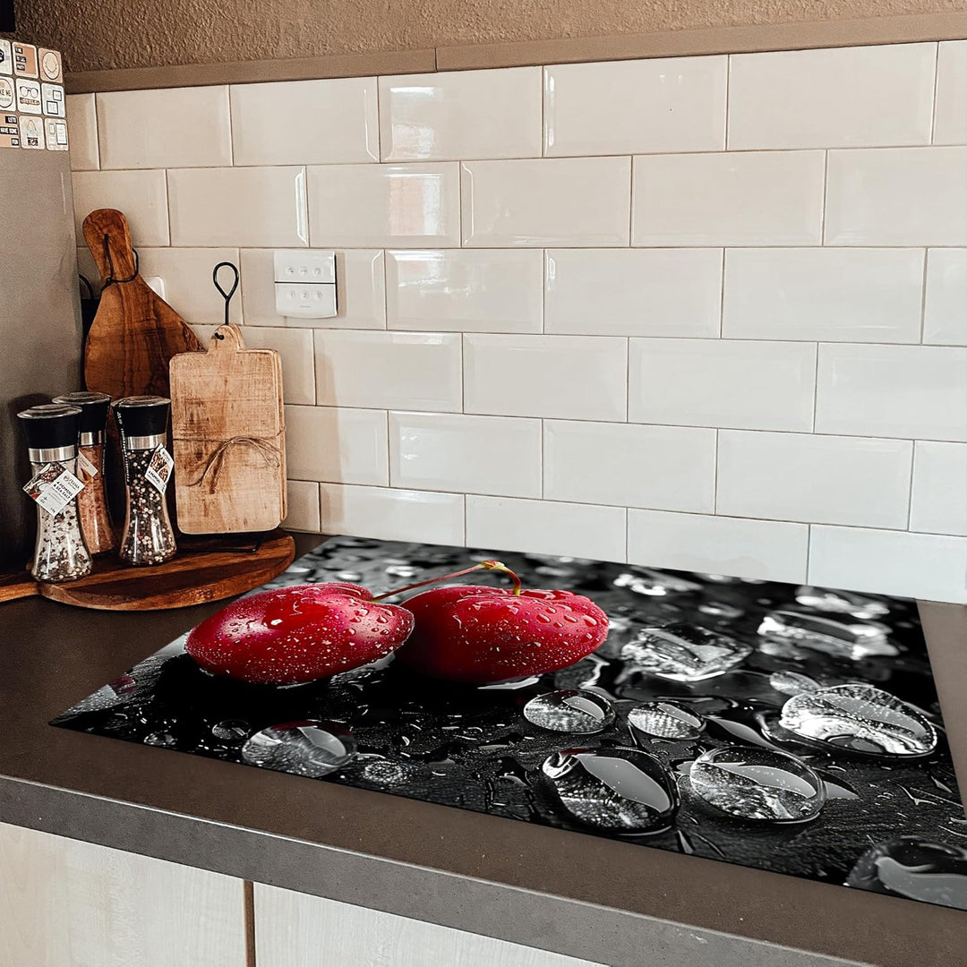KitchenYeah© Herdabdeckplatte 78x52 cm Einteilig Herdabdeckung Abdeckplatte für Ceranfeld Abdeckung