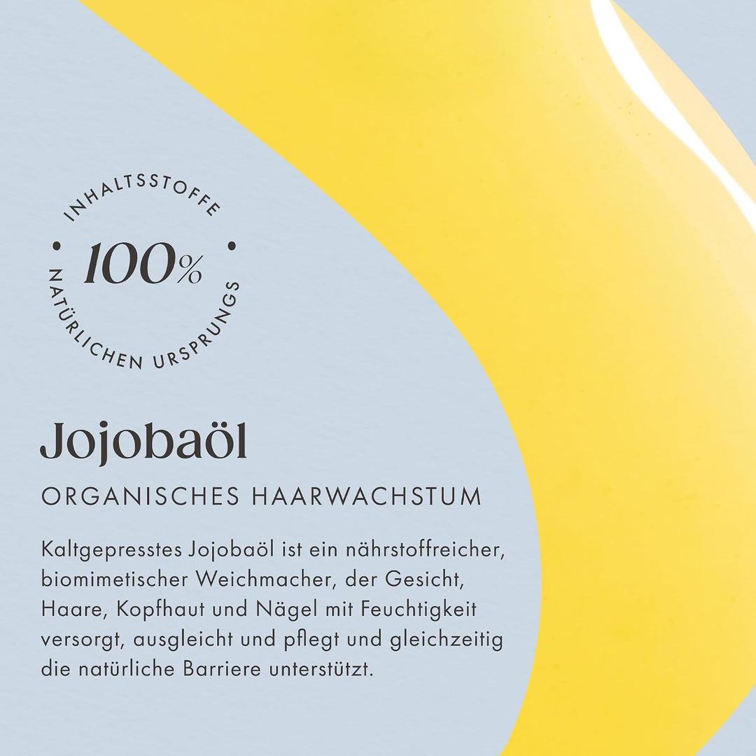 Jojobaöl BIO Kaltgepresst – 200ml - Vegan – Jojobaöl Bio für Kosmetik – Jojobaöl Haare &amp; Gesicht von