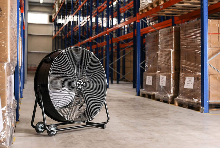 CasaFan Ventilateur industriel sur pied DF800 Eco IP54 SL/Certifié usage industriel 2006/42/CE / 123