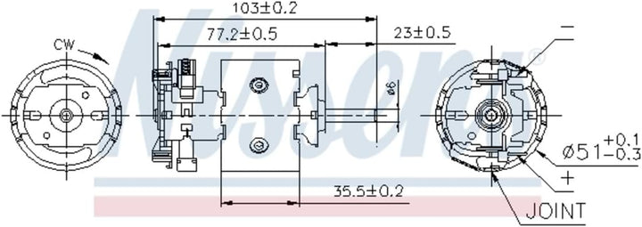 Nissens 87097 Heizung für Autos