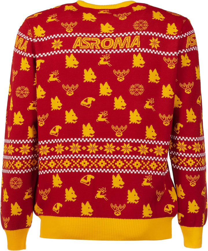 AS Roma Weihnachtspullover 2022 As Rom Pullover XS Kurz, XS Kurz