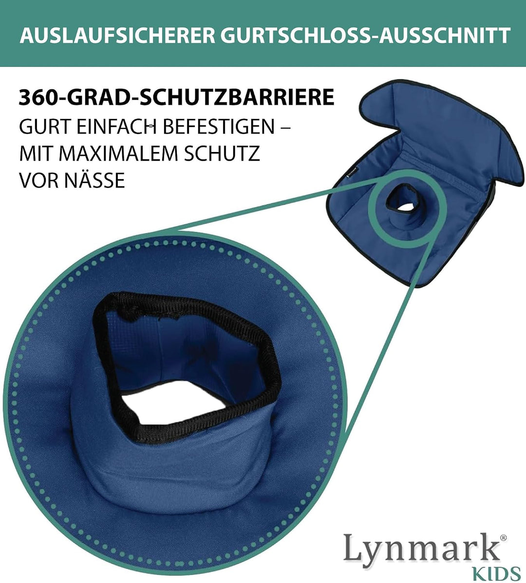 Lynmark® Autositzschutz für Töpfchentraining, Reise-Töpfchen-Abdeckung vor Verschütten, Windelleckag